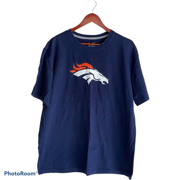 Nike Other - Denver Broncos NFL Nike T Shirt Blue Men's XL AFC NFL Football Cotton Tee